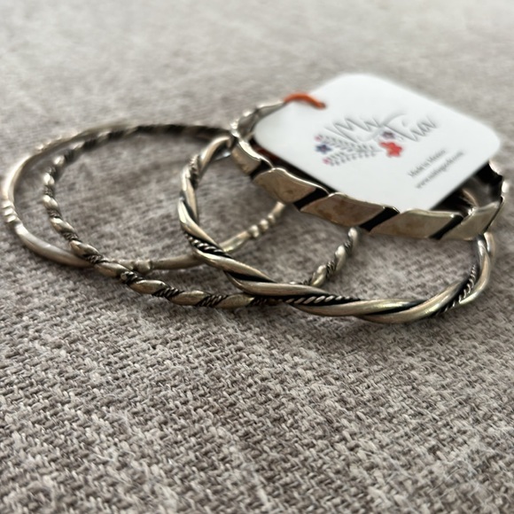 Silver Bangles - Picture 2 of 2